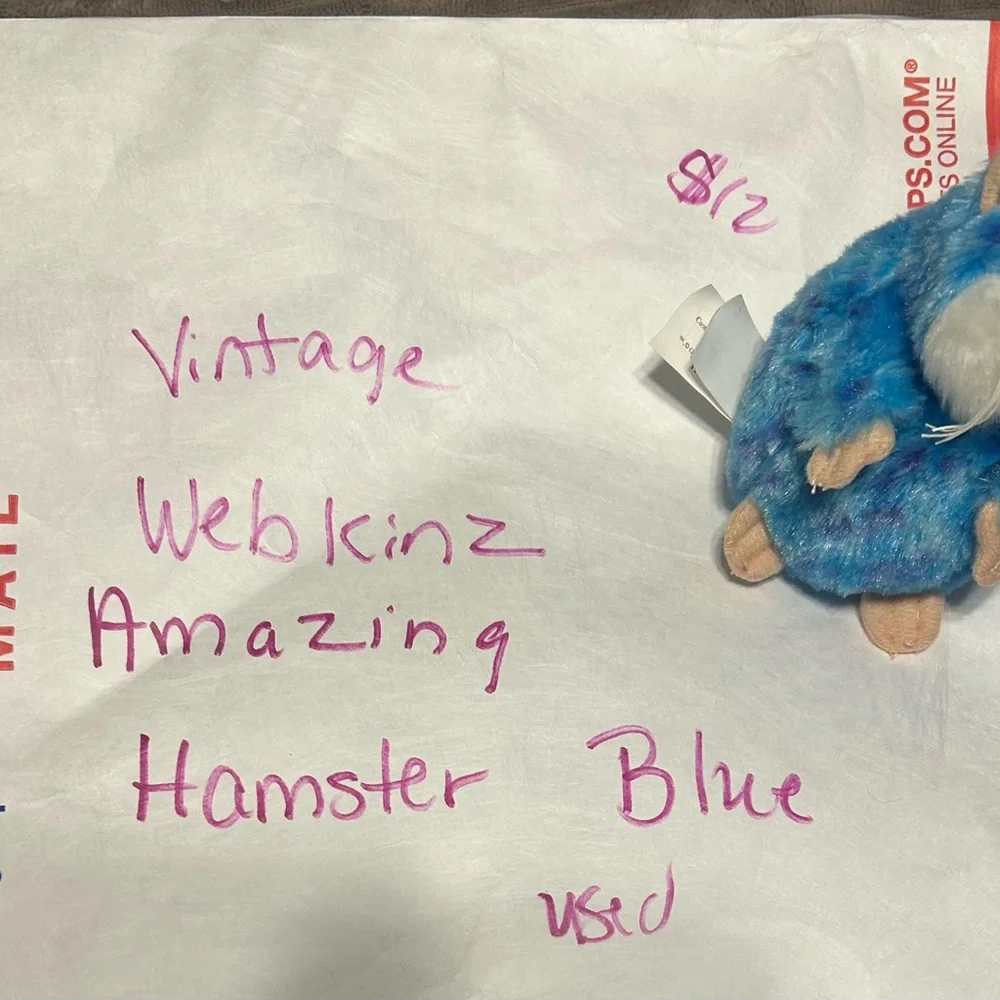 Webkinz Colorfful Plush Hamster Toys